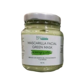 Frasco de vidrio con Mascarilla Facial Green Mask de 110ml