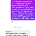 Desodorante y Jabón Natural – Testimonio de Satisfacción