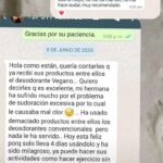 "Control de sudoración y mal olor en pocos días"