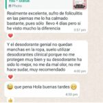 Testimonio sobre jabón y desodorante natural para foliculitis y control de sudor